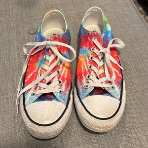 Converse Tie Dye low top shoes, Used, smoke free home